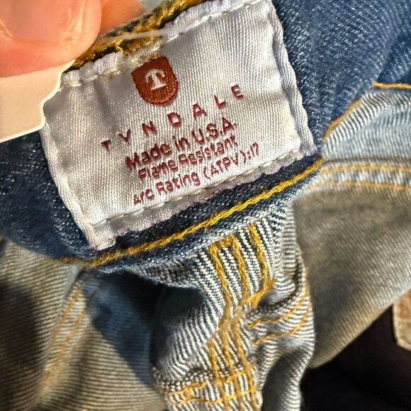 Tyndale FR Jeans Mens Size 30 x 30 Fire resistant broken in relaxed fit denim - Picture 11 of 14